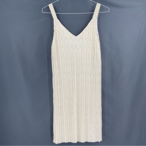 ANTHROPOLOGIE Meadow Rue Prespa Pleated Tank Top VNeck Dress - Picture 5 of 10